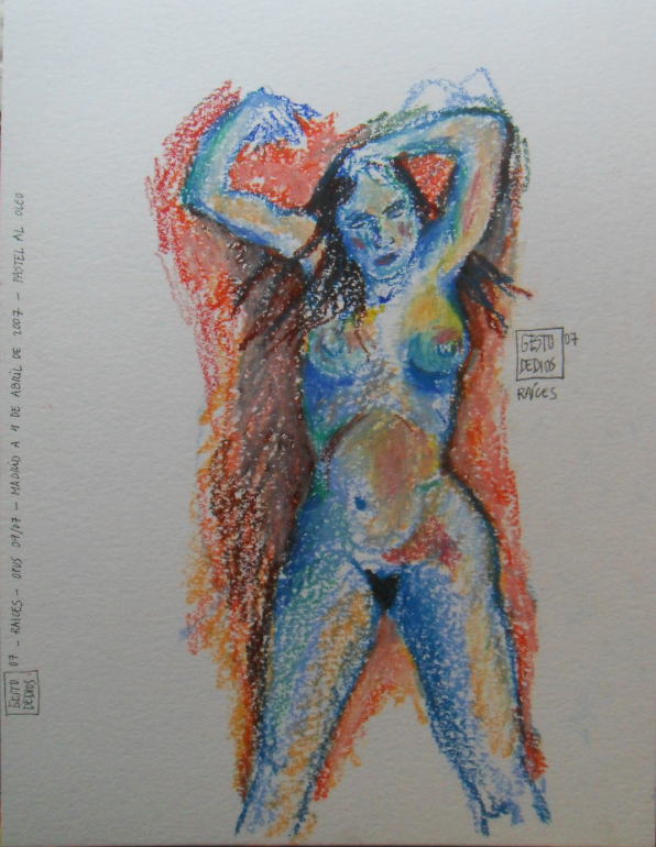 Raíces, 2016 (Opus 09/2007) - Pastel al óleo sobre papel, 24 x 32 cm